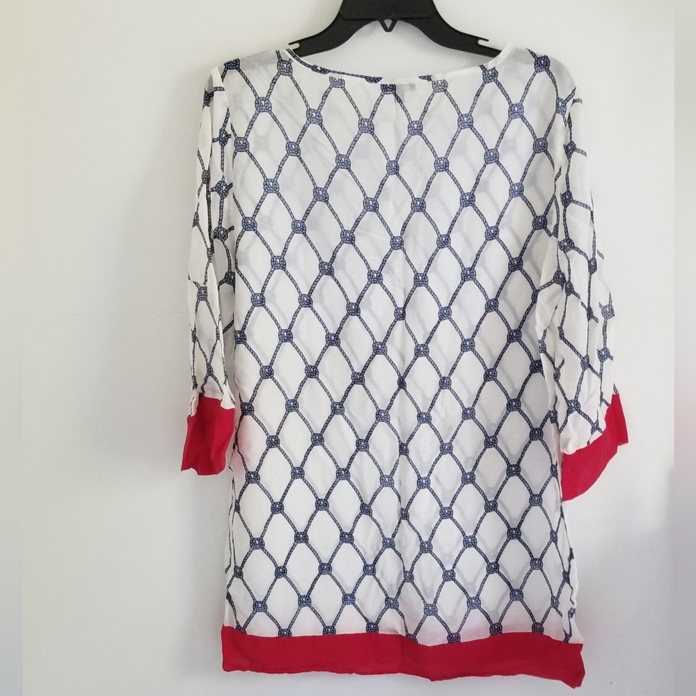 Talbots Tunic Top silk blend - Picture 4 of 5